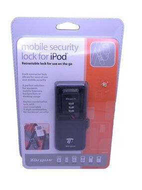 Targus Mobile Security Lock ASP07US for iPod 5G Nano Photo 4G Mini 3G New Sealed